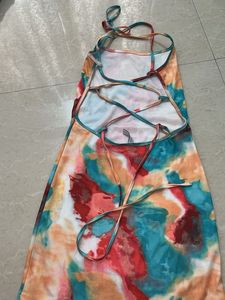 Boho Tie-Dye Mini Dress