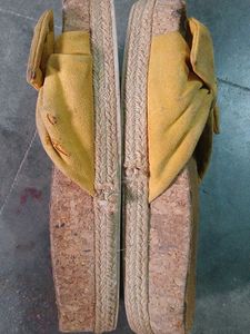 Yellow Bow Sandals