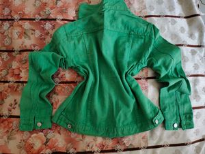 Green Denim Jacket