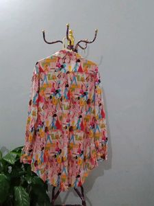 Chic Printed Long Sleeve Shirt