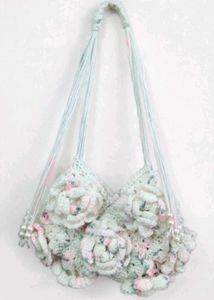 Boho Crochet Flower Shoulder Bag