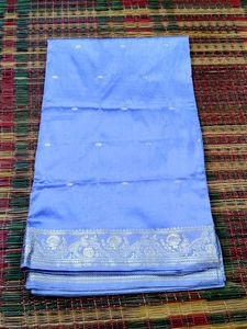 Beautiful Blue Silk Saree