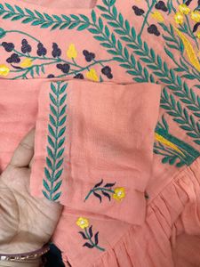 Floral Embroidered Kurta