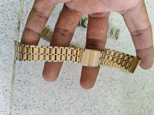Vintage hmt Watch Bands 18mm - 2 Gold, 1 Silver