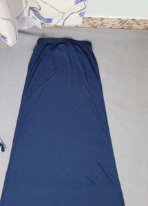 Top with navy blue skirt co-ords