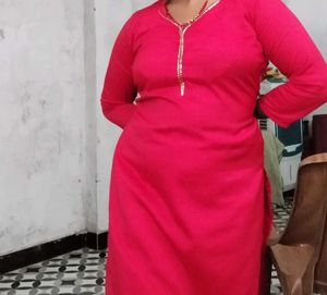 kurta set red colour