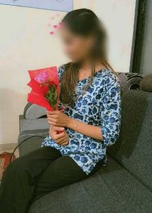 Blue Floral Printed Kurta