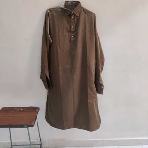 Men's Brown Kurta