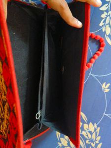 Brand New Full Embroidery Clutch Comes Sling