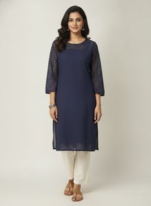 Elegant Lace Sleeve Top in just 89 Rs