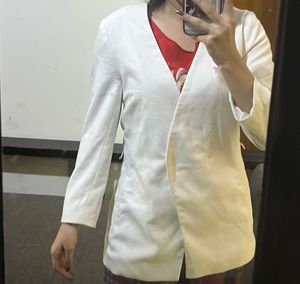 Chic Cream Blazer Jacket