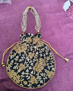 Embroidered Potli Bag