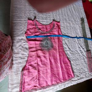 Elegant Pink Kurti Set
