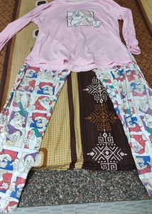 5 Pieces Nightsuit For Woman and Girl's ❤