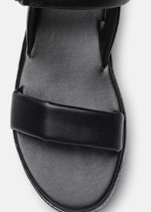Roadster Women Black Open Toe Heeled Flats