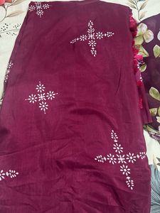 Beautiful Maroon saree