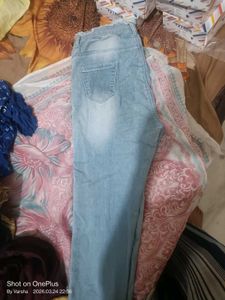 Light Wash Distressed Jeans