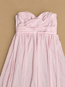 H&amp;M Elegant Pink Strapless Maxi Dress
