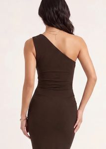One Shoulder Ruched Dress