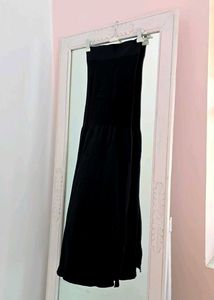 Clovia Saree Shapewear with Side Slit in Black
