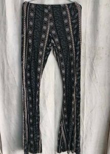 Boho Print Bell Bottom Pants