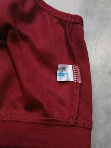 Comfortable Maroon Sports Bra