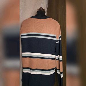 Striped Knit Pullover