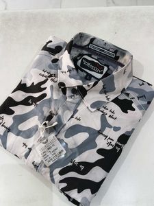 Vatikan City Camo Print Shirt - Size L