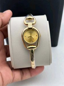 Gucci Women's Bangle Watch Green Dial