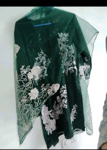 Beautiful Green Kurta Set with Dupatta