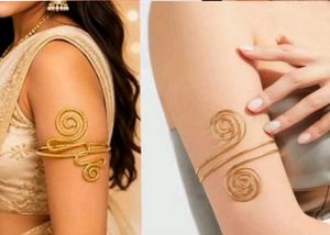 Elegant Arm Band Bracelet with Flower