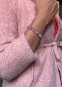 Chic Pink peachy Hooded Jacket