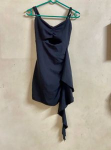 Chic Black Cutout Mini Dress