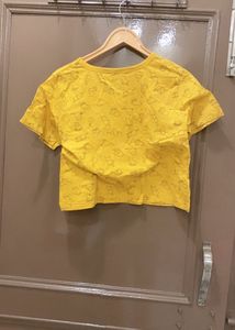 Cute Yellow Graphic Tee