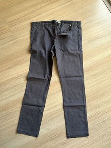 He by Mango Men's Dark Grey Chinos