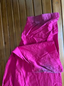 vibrant pink Designer Kurta Set with Dupatta