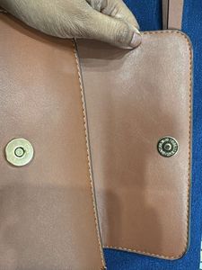 Aldo Brown Leather Clutch Wallet