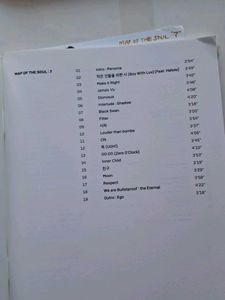 BTS MOTS 7 Album - Version 4 Unsealed with Inclusi
