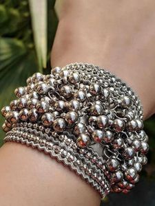 Silver Tone Statement Cuff Bracelet