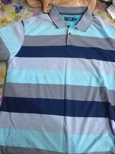 Striped Men's Polo T-Shirt