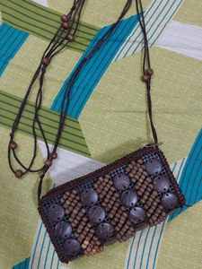 Boho Beaded Clutch/Sling Bag