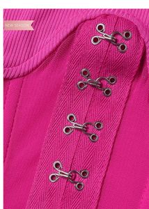 Pink Net Corset Top