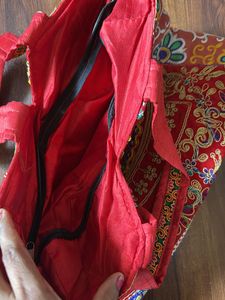 Big multicoloured tradition Purse