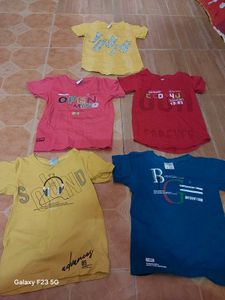 Kids T-Shirts Pack - Assorted Colors