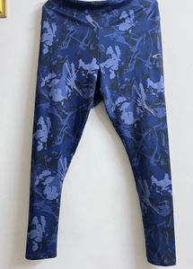 Blue Camo Leggings
