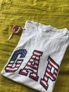 Gap T-Shirt with American Flag Design