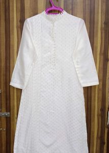 🤍Kurta Set ✨white and golden