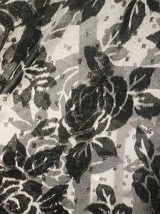 Black Floral Sheer Kimono Jacket