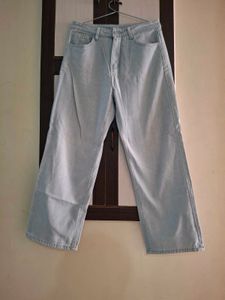 Light Wash Wide Leg Jeans