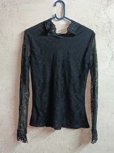 Summer Fashion Lace Top Layered Black 🖤